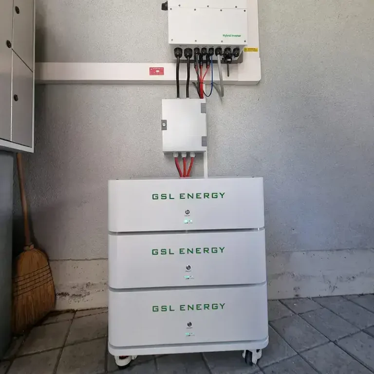 GSL ENERGY 8KVA Hybrid Inverter 15KWH Lifepo4 Battery Storage System
