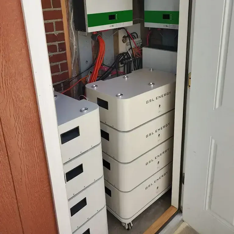 GSL ENERGY 16KVA Hybrid Inverter 40KWH Lifepo4 Battery Storage System
